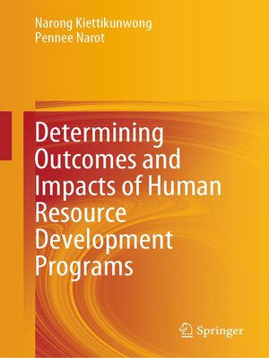 cover image of Determining Outcomes and Impacts of Human Resource Development Programs